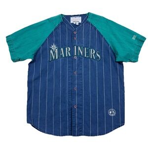 Vintage Seattle Mariners Ken Griffey Jr. Mirage Jersey Mens Size M Ramie